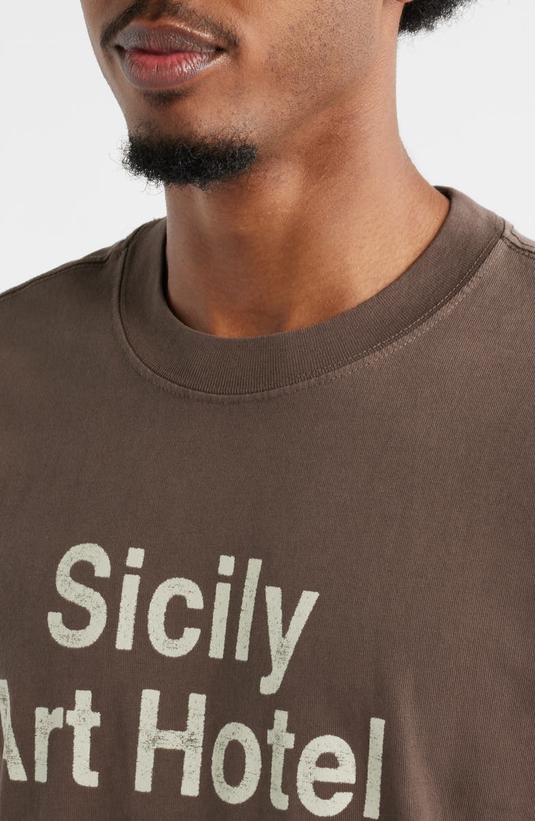 SANTO STUDIO Sicily Art Hotel Graphic T-Shirt, Alternate, color,