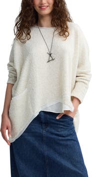 LUUKAA Dakota Textured Hemp & Cotton Blouse