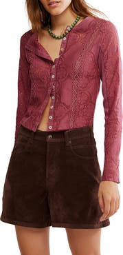Free People Jae Button-Up Top