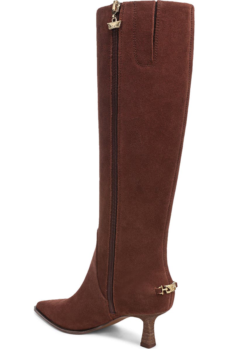 Circus NY by Sam Edelman Yulia Knee High Kitten Heel Boot, Alternate, color, Deep Pecan