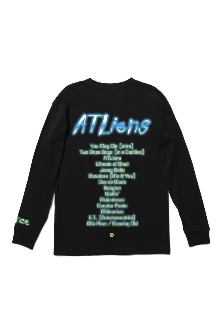 Outkast Cotton Graphic T-Shirt, Alternate, color, BLACK