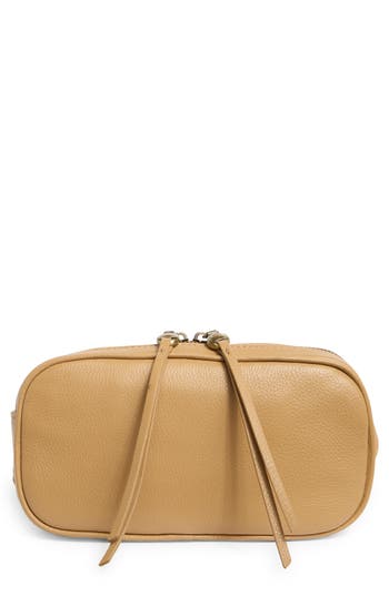 Hobo Shaker Leather Belt Bag In Tan Cinnamon