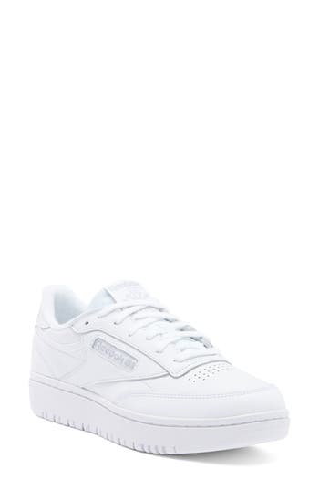 Reebok Club C Double Platform Sneaker In White