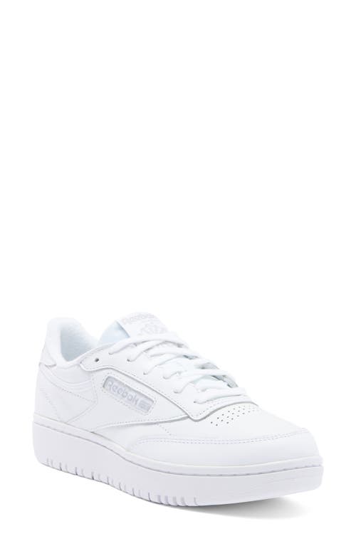 Reebok Club C Double Platform Sneaker In Multi