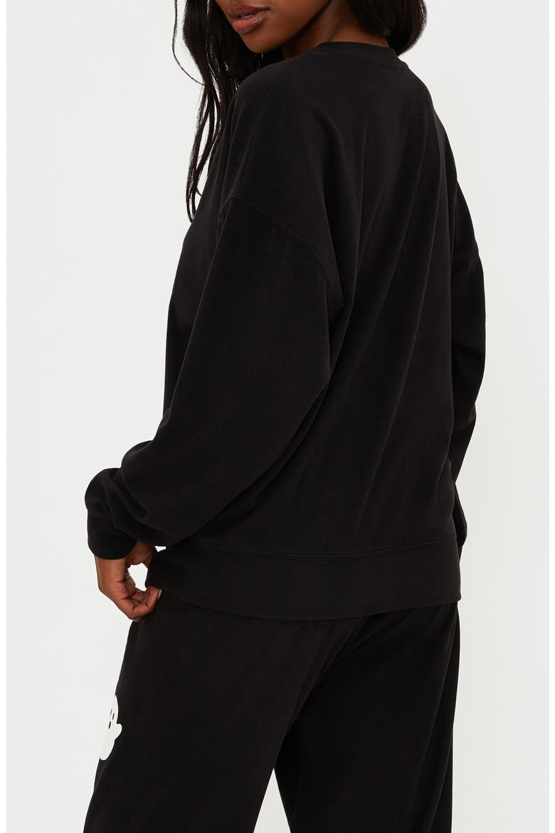 Devyn Oversize Sweatshirt, Alternate, color, BOO BLACK