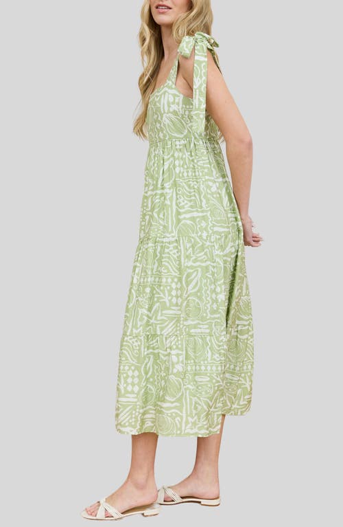 BLU PEPPER BLU PEPPER SQUARE NECK MIDI DRESS
