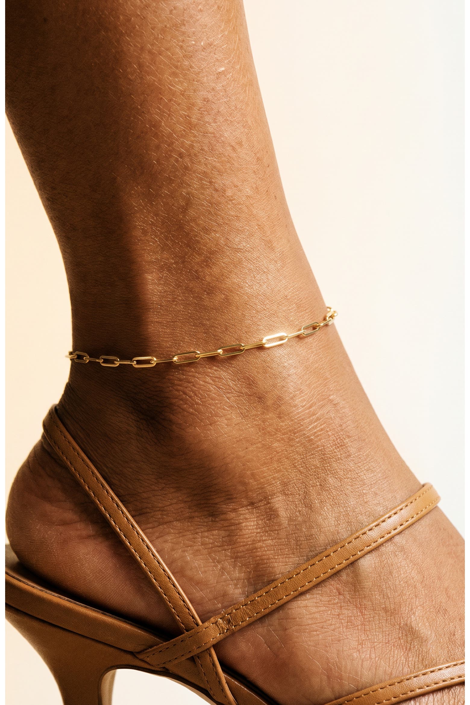 Decorative Paper Chain Argento Vivo Sterling Silver Paper Clip Chain Anklet (Women ...