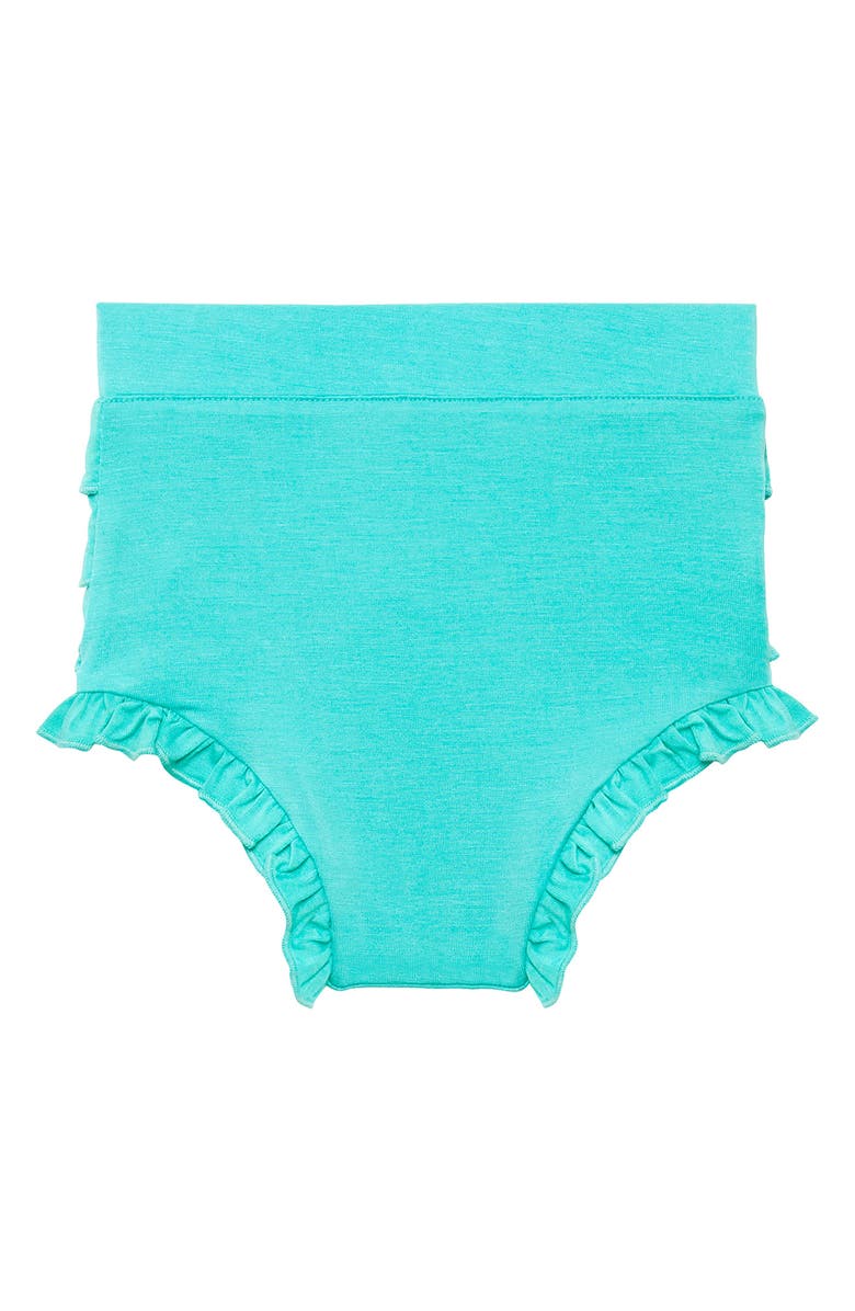 Posh Peanut Melia Flutter Sleeve Top & Ruffle Bloomers Set, Alternate, color, 