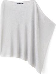 MANGO Raul Asymmetrical Hem Knit Cape