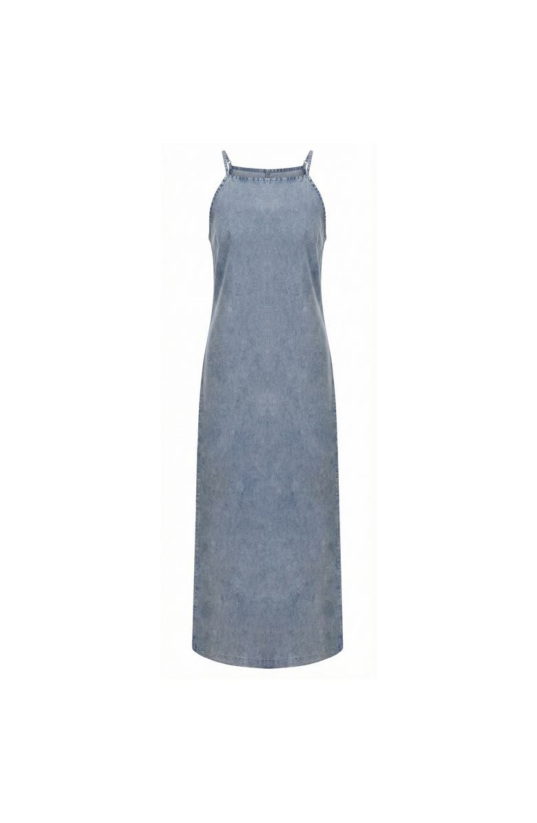 Noni Daily Denim Jumper with Spaghetti straps, Main, color, Denim Wash