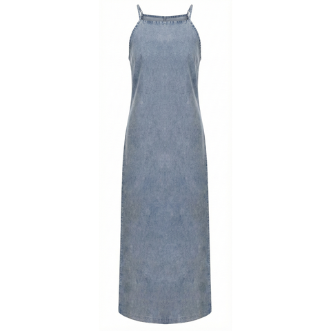 Denim Jumper with Spaghetti straps