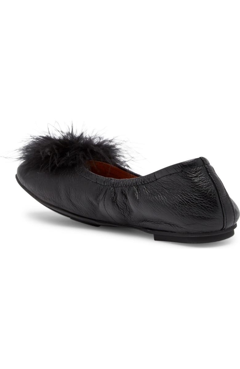 Gentle Souls Signature Portia Genuine Turkey Feather Pompom Flat, Alternate, color,