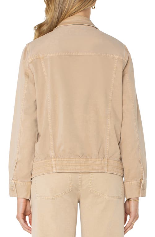 Liverpool Los Angeles Cargo Jacket In Cappuccino