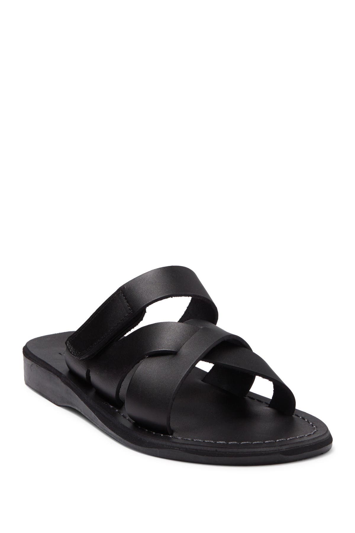 Jerusalem Sandals Philip Leather Slide Sandal, Main, color, 