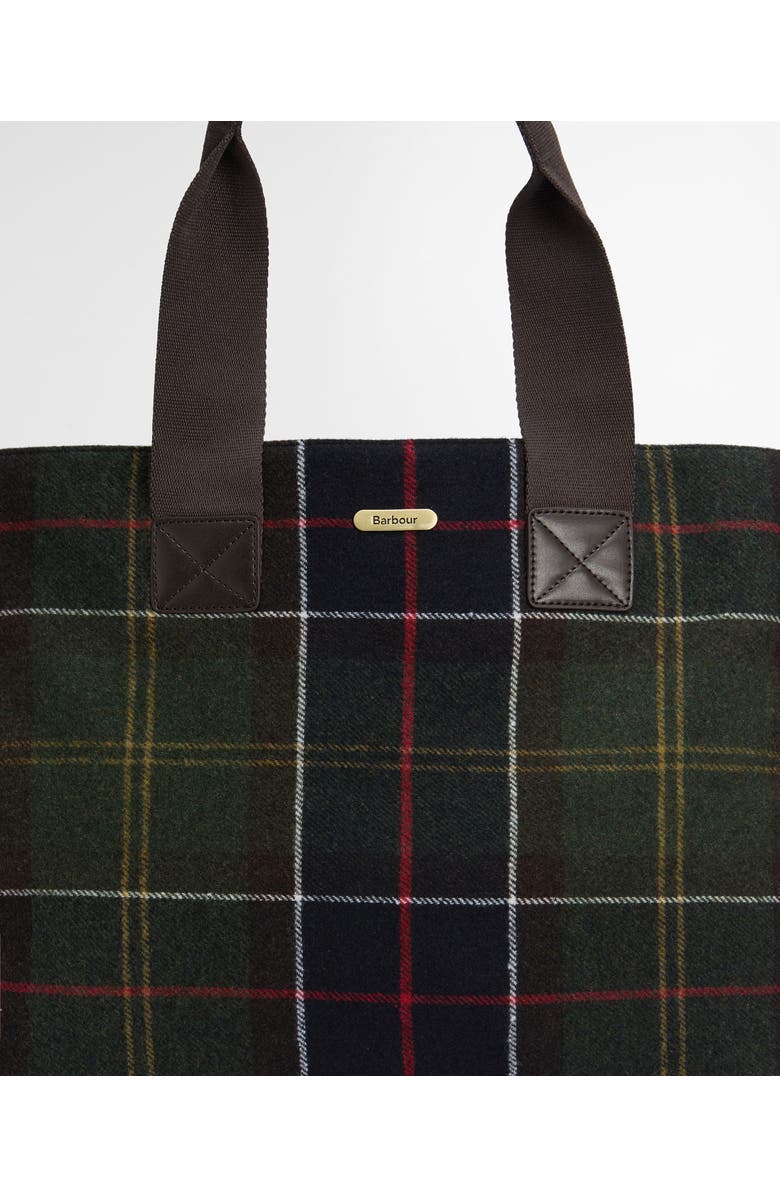 Barbour Turnberry Tartan Plaid Tote, Alternate, color,