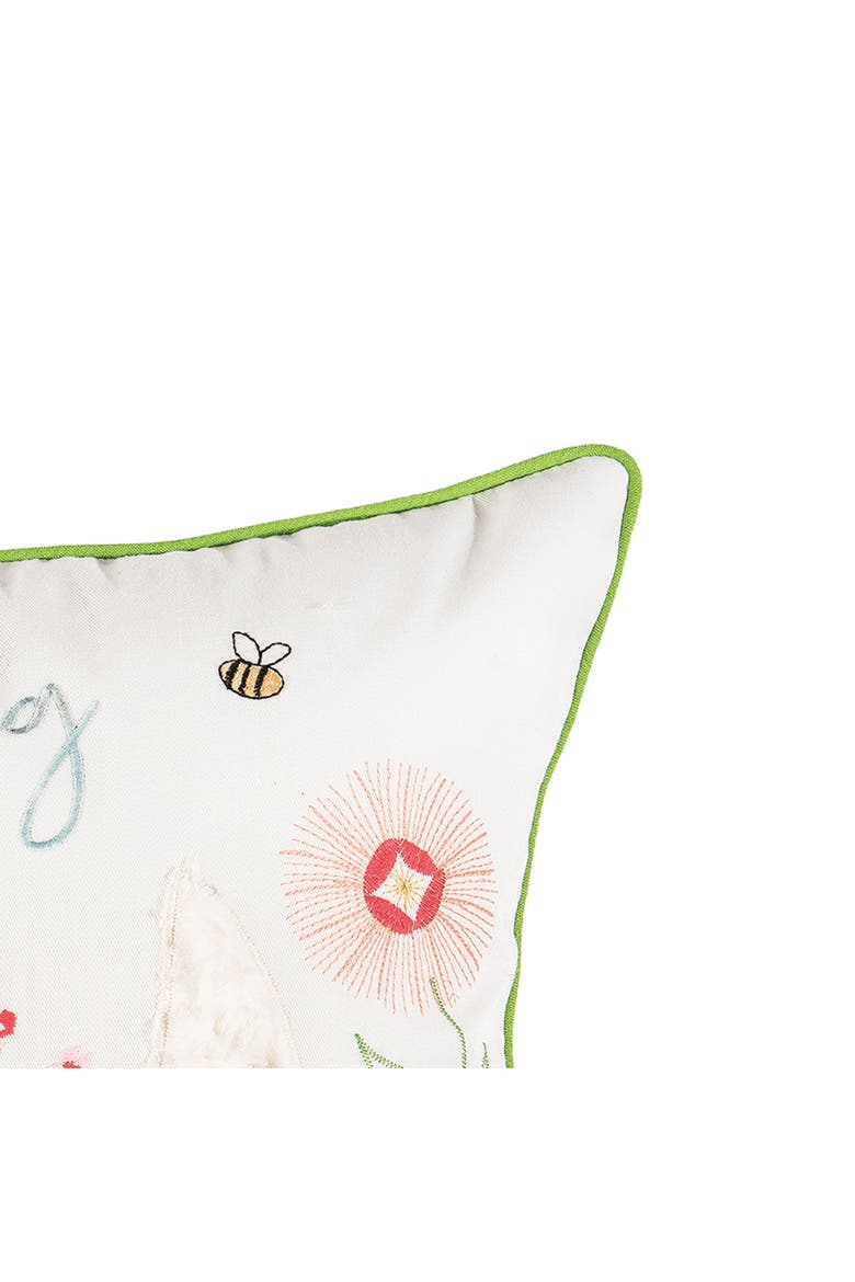 Hello Spring Accent Pillow, Alternate, color, Green