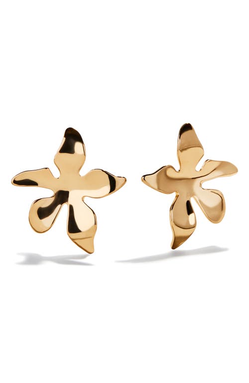 Baublebar Nalani Flower Stud Earrings In Gold