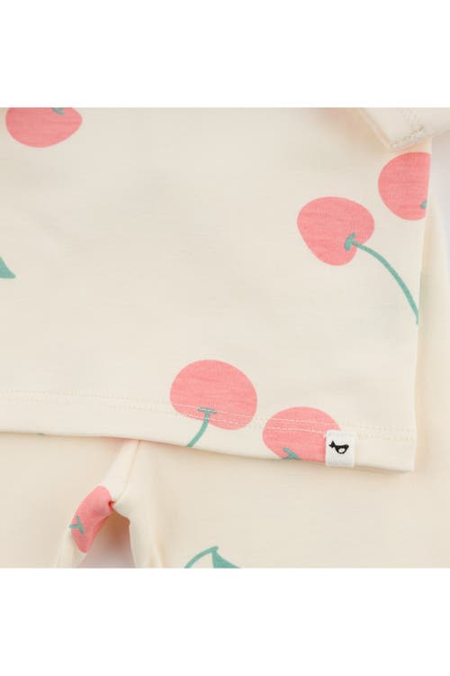Oh Baby ! Cherries Two Piece Set In Milk