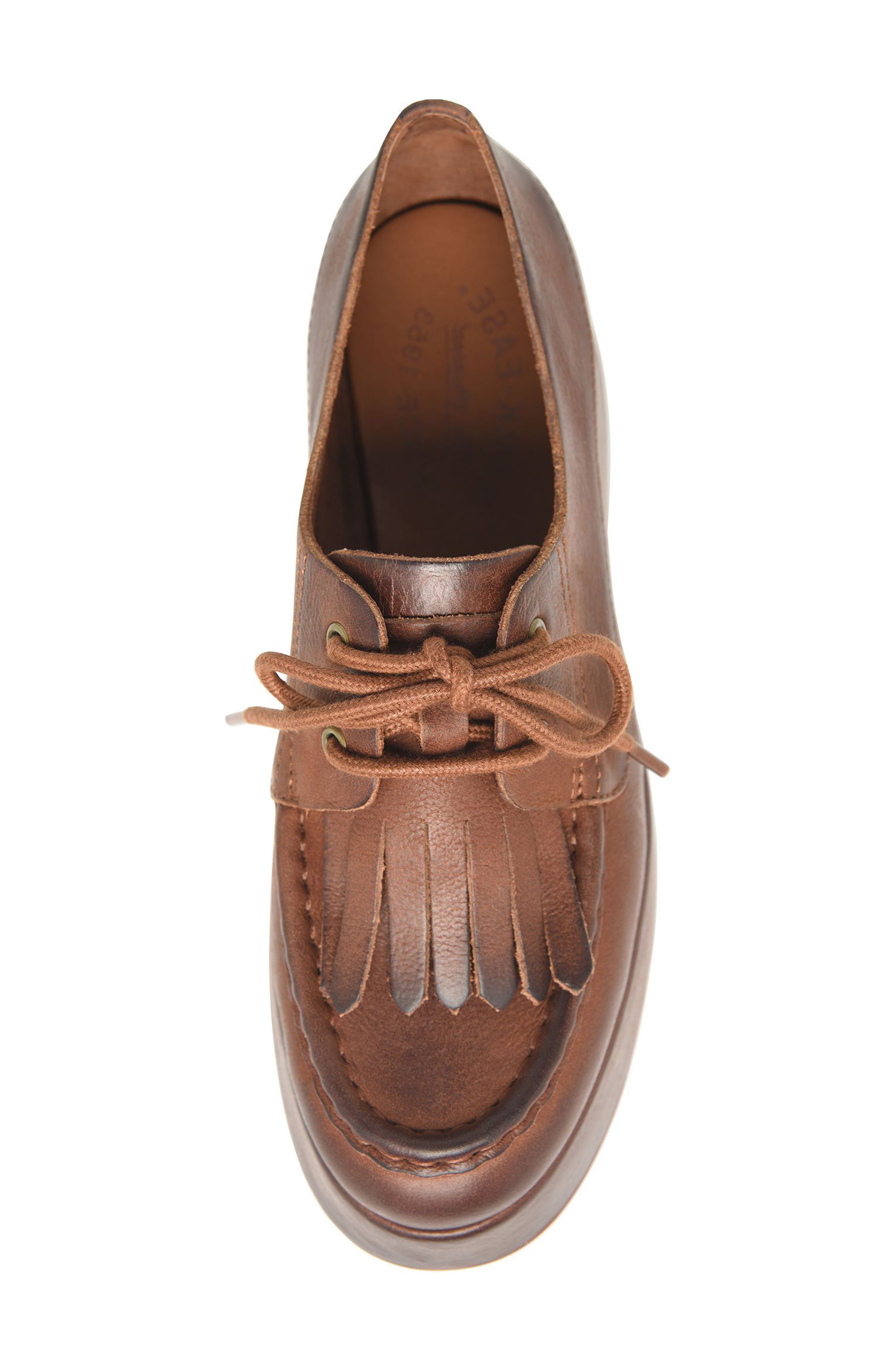 Penelope Platform Derby, Alternate, color, TAN