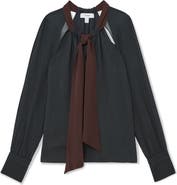 Reiss Jasmine Tie Cutout Top