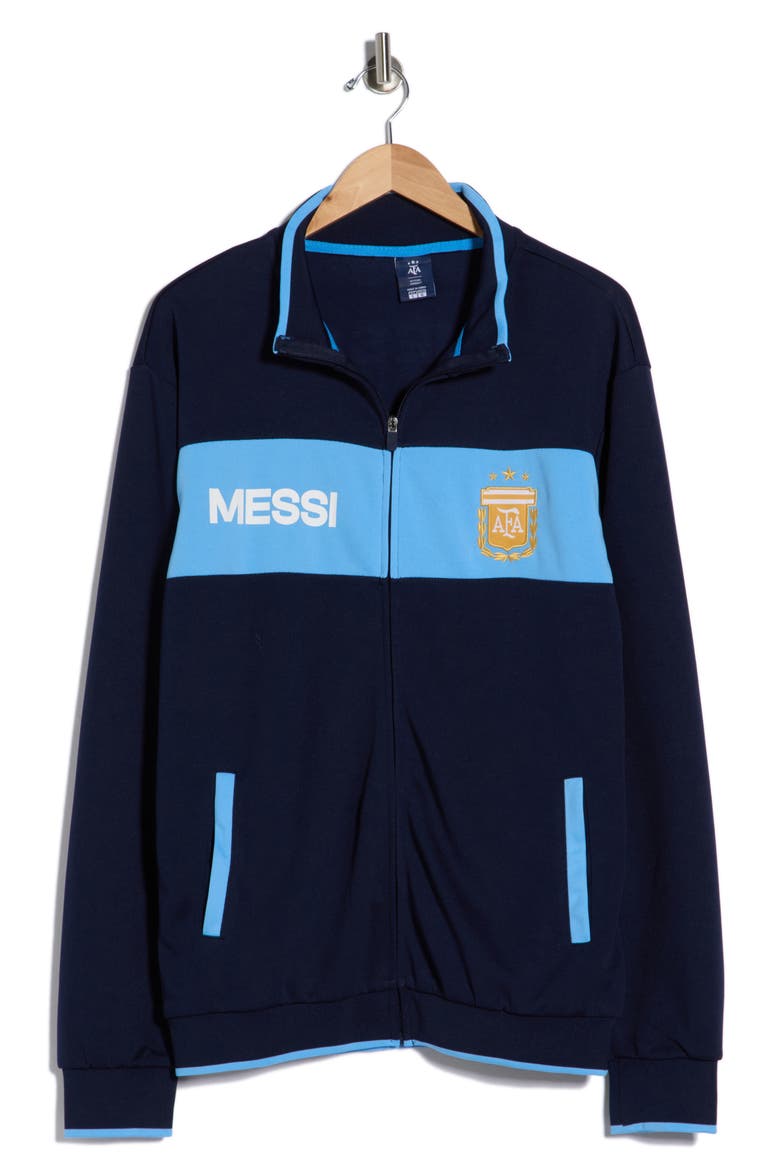 Messi Track Jacket, Alternate, color, BLUE