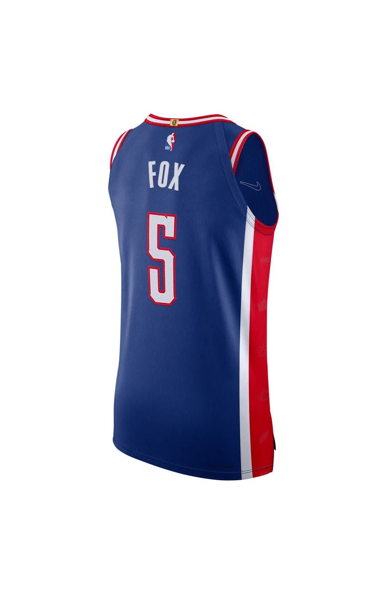 Nike Men's Nike De'Aaron Fox Blue Sacramento Kings 2024/25 Authentic Player Jersey - City Edition, Alternate, color,