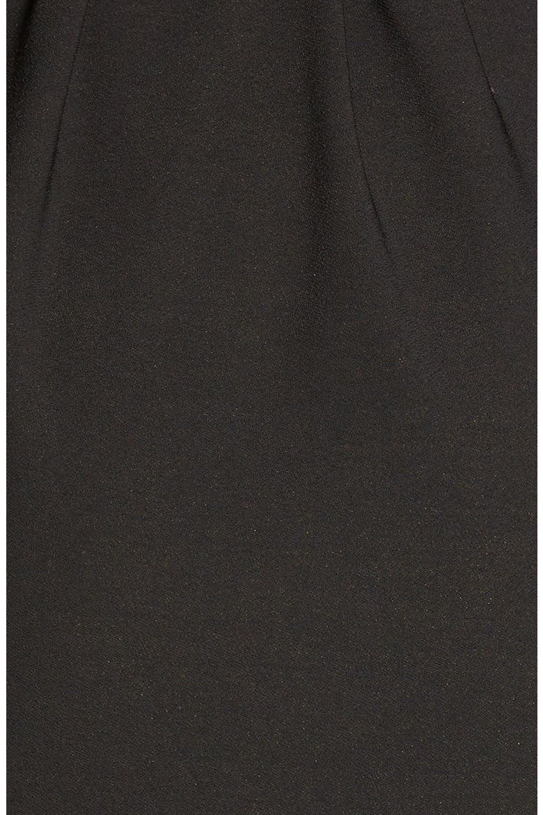 Long Sleeve Wrap Dress, Alternate, color, BLACK