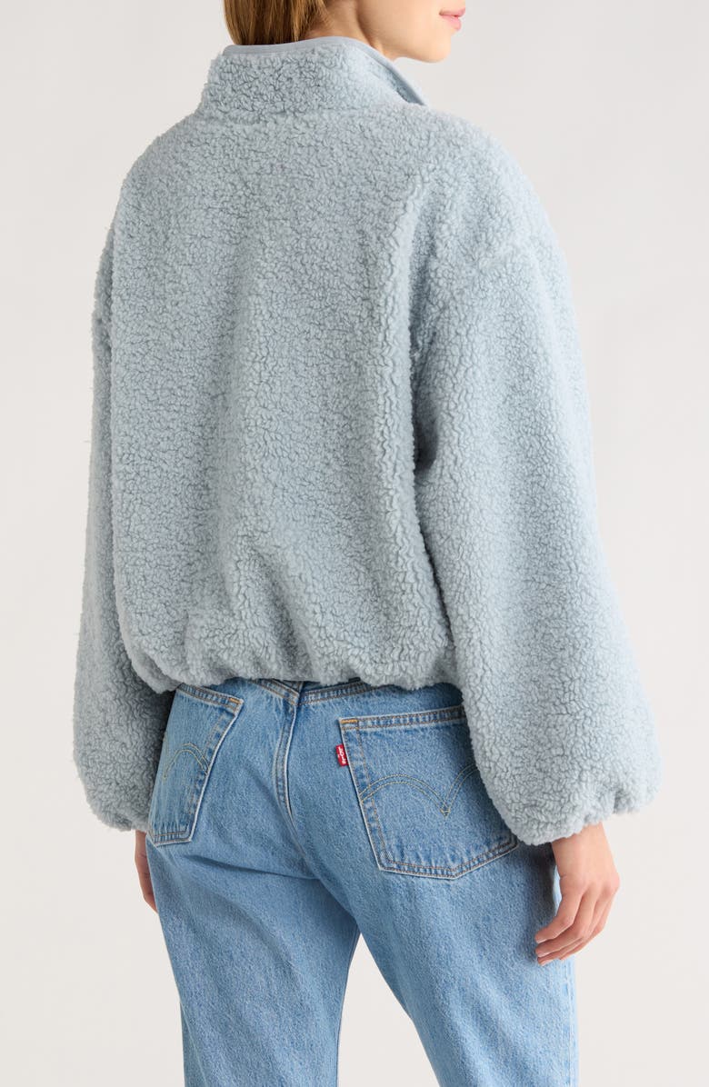 All in Favor High Pile Fleece Jacket, Alternate, color, Blue