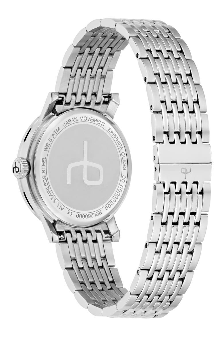 Reign Bracelet Watch, 32mm, Alternate, color, SILVER-TONE