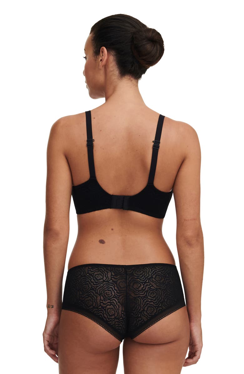 Chantelle Lingerie C Jolie Hipster Briefs, Alternate, color, Black