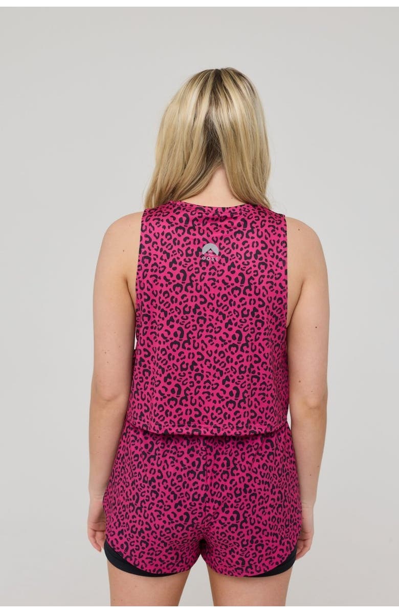 OOSC Infinite Cropped Tank Top - Pink Leopard, Alternate, color, Pink Leopard