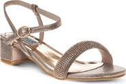 Badgley Mischka Collection Kids' Rhinestone Sandal