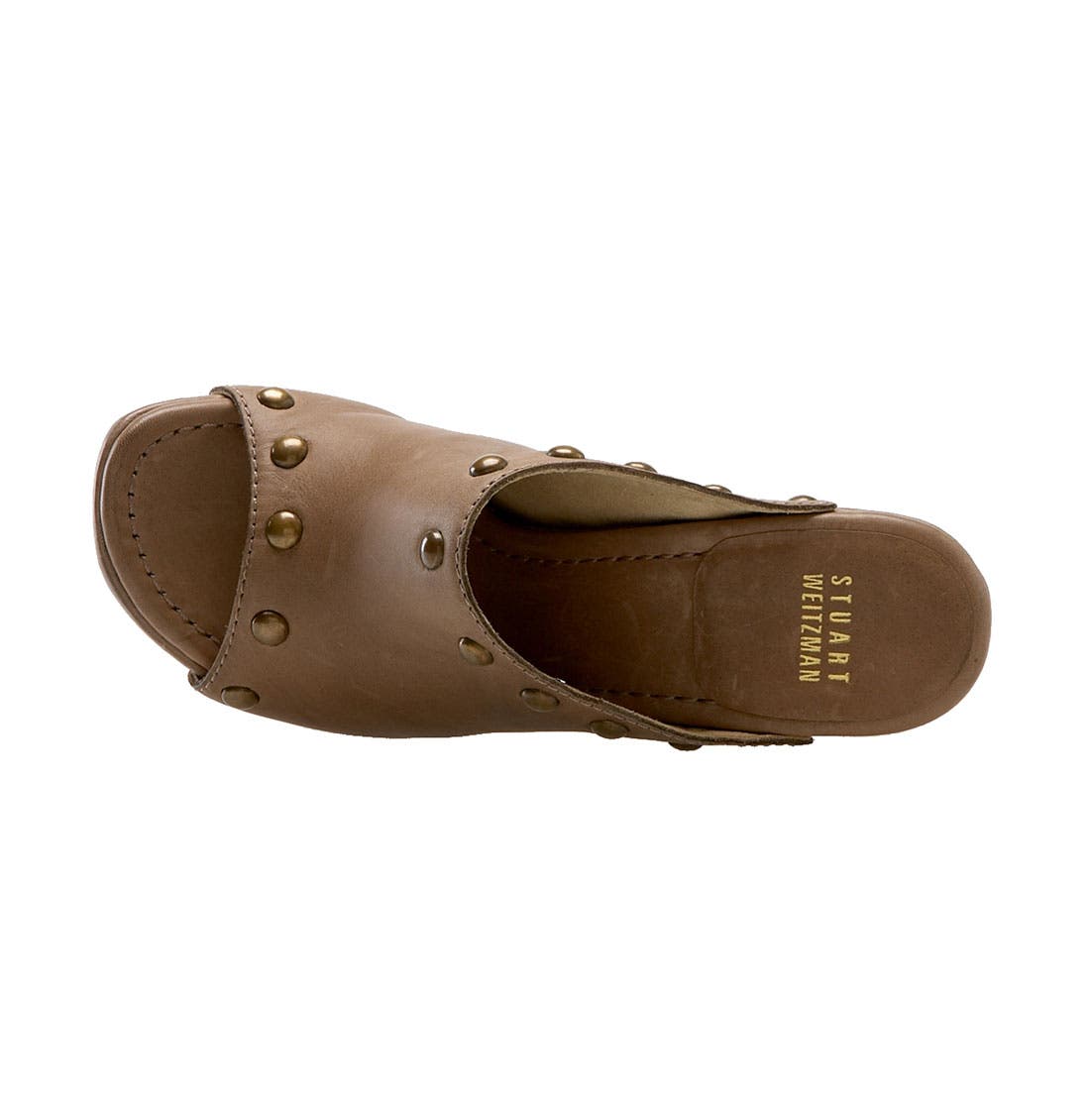 Stuart Weitzman Studded Peep Toe Clog (Women) | Nordstrom