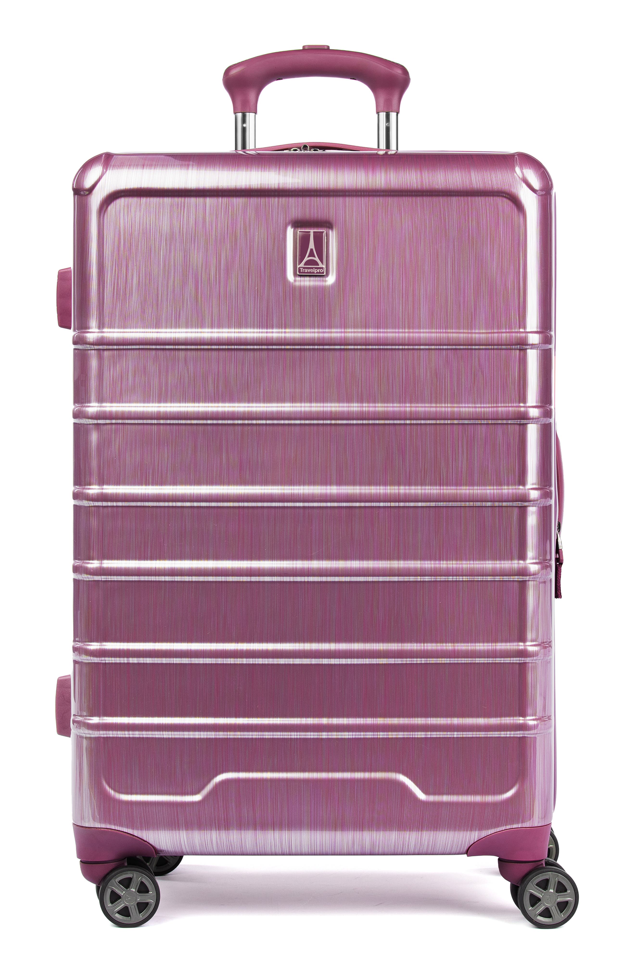TRAVELPRO Rollmaster<sup>™</sup> Lite 24" Expandable Medium Checked Hardside Spinner Luggage, Main, color, 