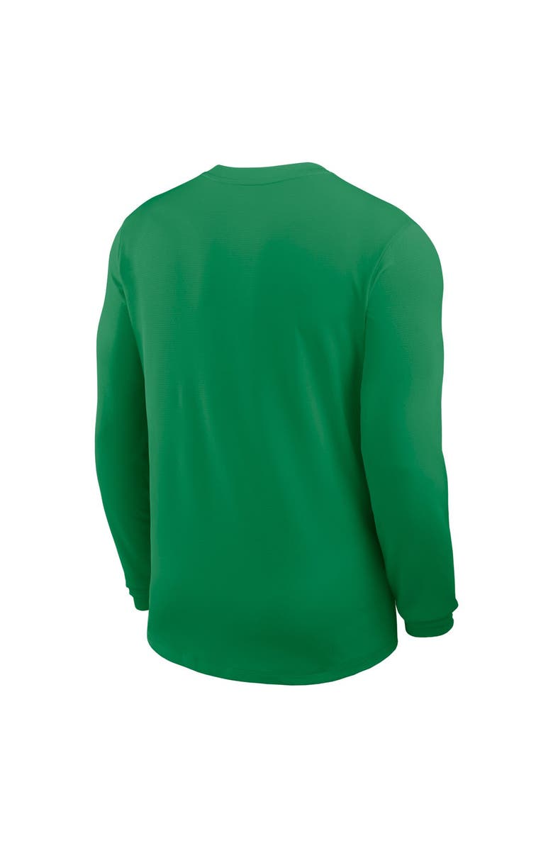 Nike Men's Nike Green Oregon Ducks 2025 Sideline Coach UV Performance Long Sleeve T-Shirt, Alternate, color, Green