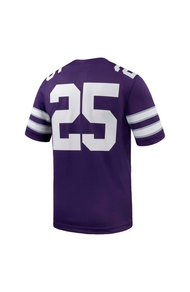Nike Men's Nike #25 Purple Kansas State Wildcats Untouchable Replica Game Jersey, Alternate, color, Purple