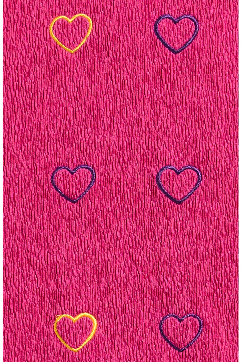 Kids' Embroidered One-Piece Swimsuit, Alternate, color, FUSCHIA