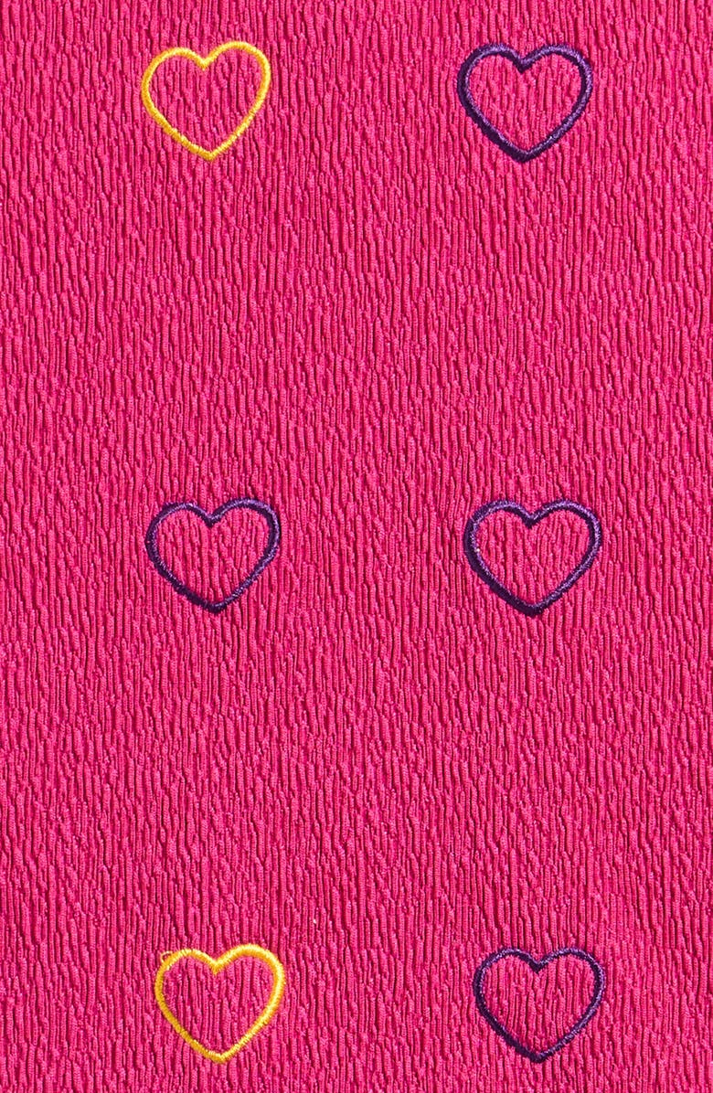 Ava & Yelly Kids' Embroidered One-Piece Swimsuit, Alternate, color, Fuschia