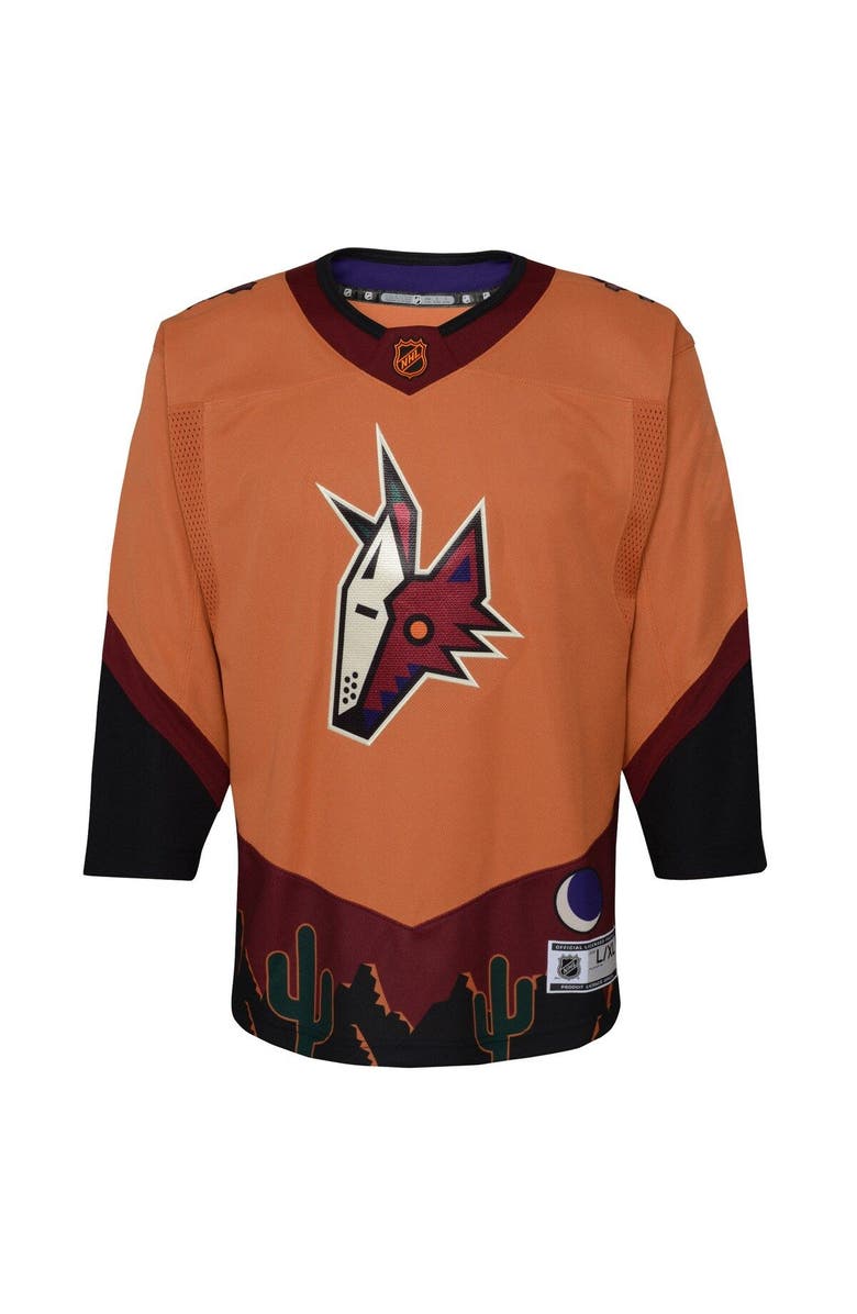 Outerstuff Youth Burnt Orange Arizona Coyotes Special Edition 2.0 Premier Blank Jersey, Alternate, color, 