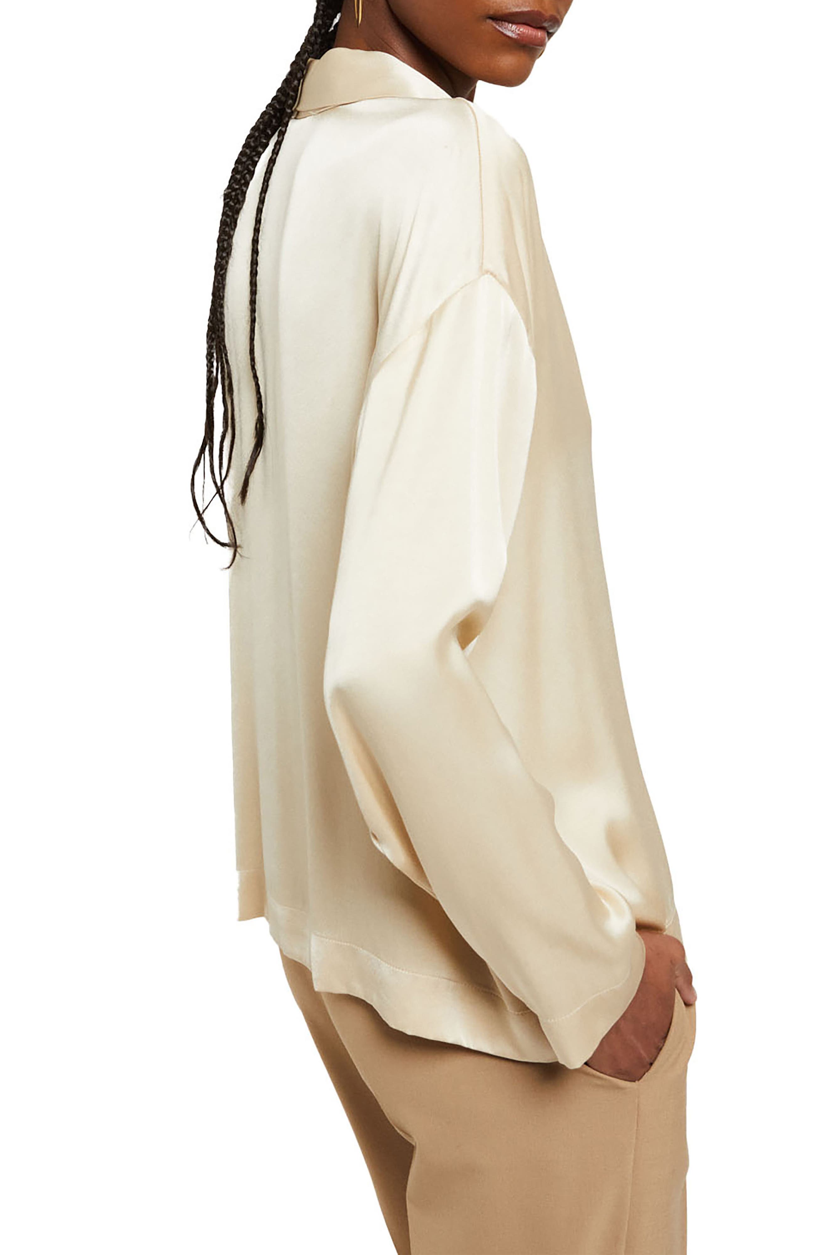 Viscose Blouse With Tie - image 4