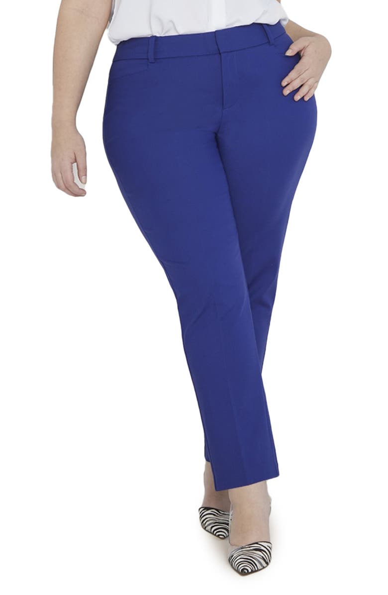 ELOQUII The Iconic Kady Ankle Straight Leg Pants, Main, color, 