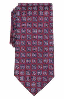 Brooks Brothers Hex Floral Silk Blend Tie
