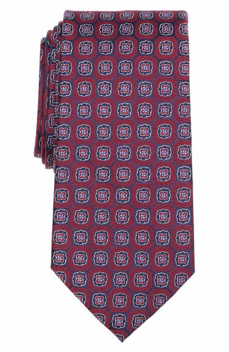 Brooks Brothers Hex Floral Silk Blend Tie