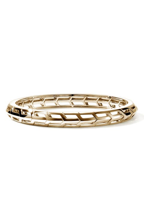 Icon 50 14K Gold Bangle, 8mm