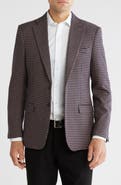 T.R. PREMIUM Houndstooth Slim Fit Blazer