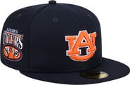 New Era Men's New Era Navy Auburn Tigers Throwback 59FIFTY Fitted Hat