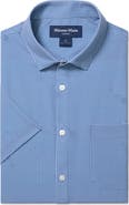 Mizzen+Main Leeward Trim Fit Short Sleeve Performance Button-Up Shirt