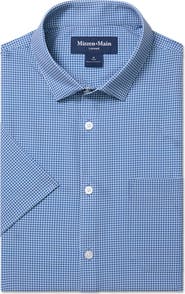 Mizzen+Main Leeward Trim Fit Short Sleeve Performance Button-Up Shirt
