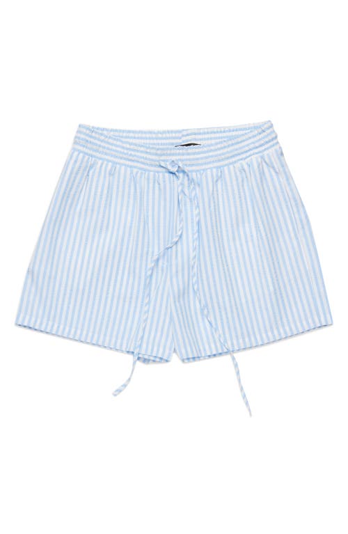 DELUC DELUC EVORA STRIPE TIE WAIST SHORTS