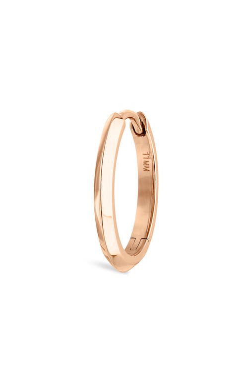 Maria Tash Vertex Hoop Earring In Rose Gold